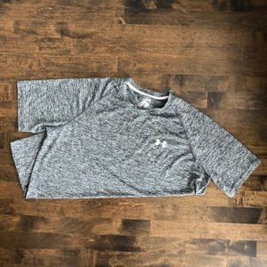 Under Armour Men's Gray Heat Gear Workout T-shirt
